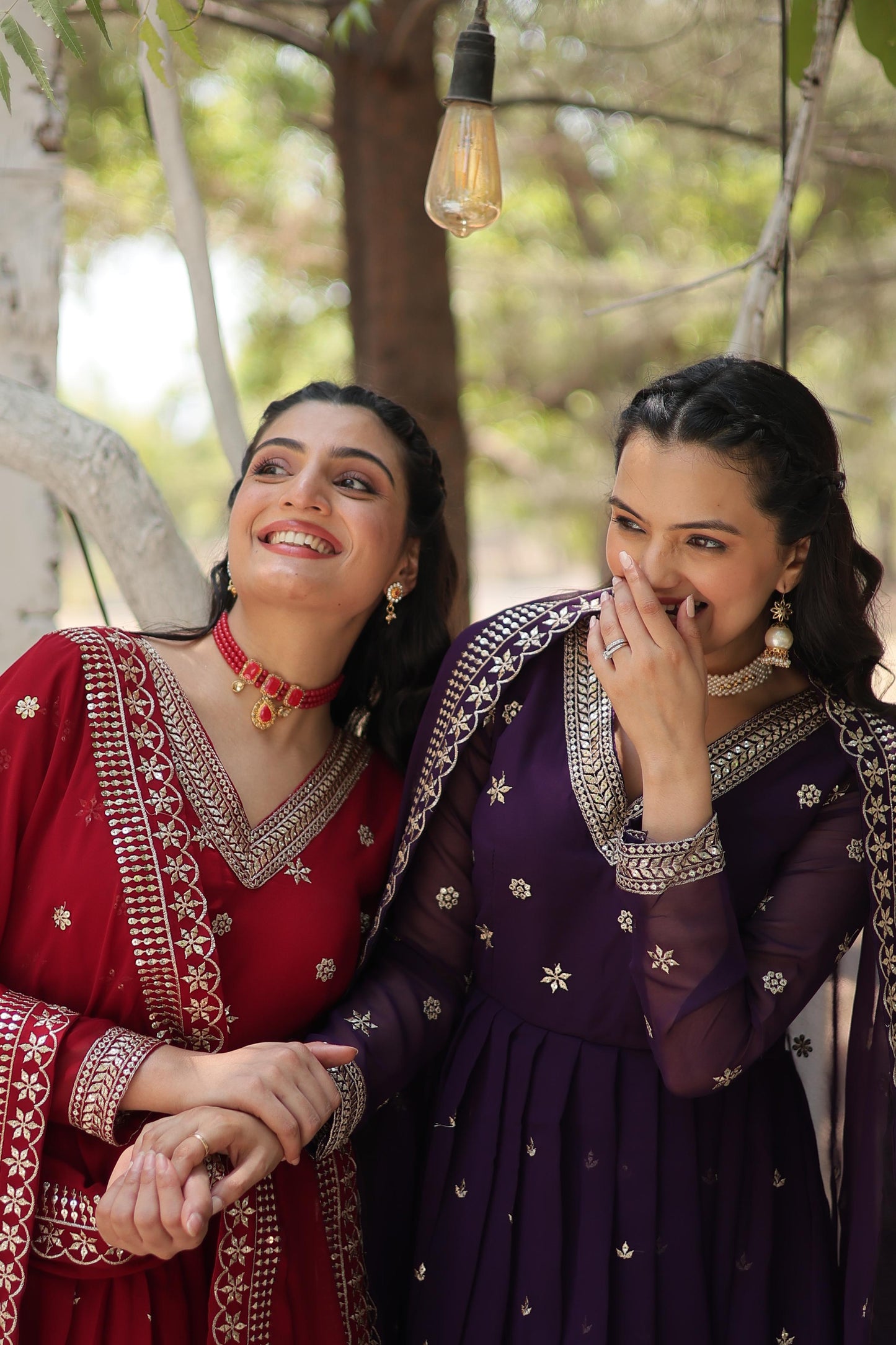 Presenting Faux Blooming Gown With Dupatta Collections